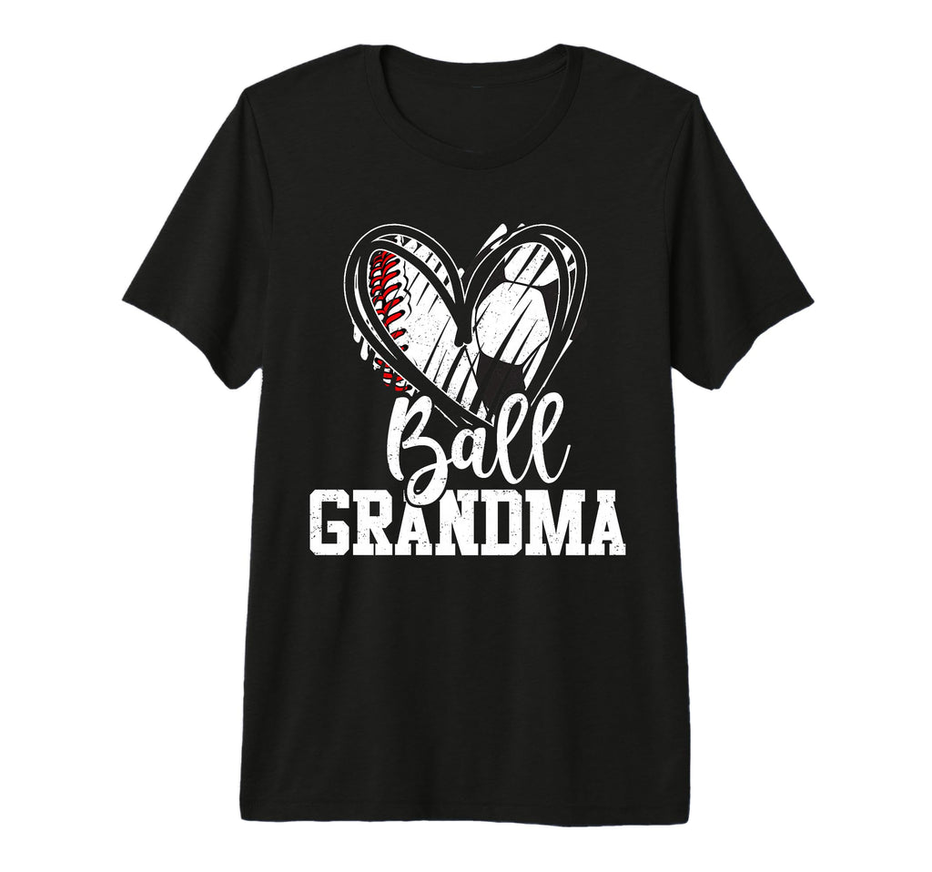 Ball Grandma Baseball Soccer Grandma T-Shirt - Aesthetic Graphic Men Women - T-Shirt, Sweatshirt, Hoodie