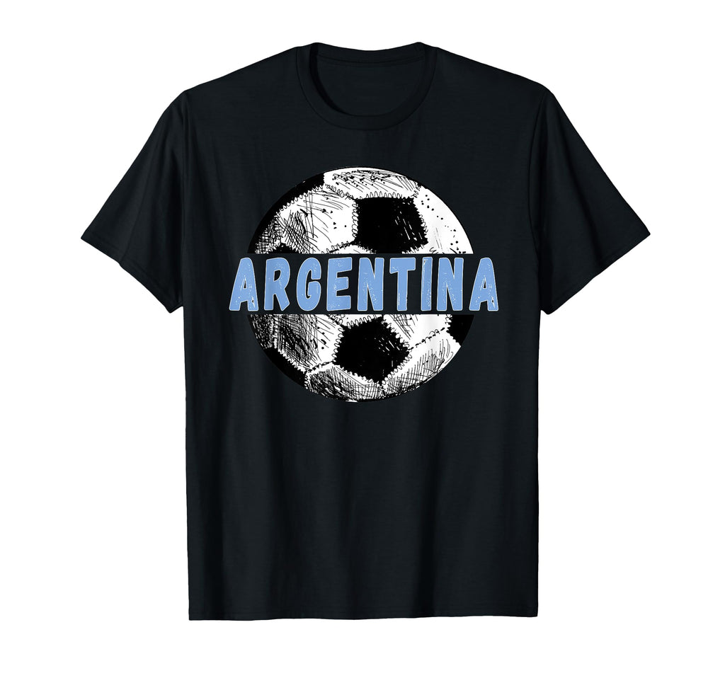 Argentina Soccer Argentinian Flag T-Shirt - Minimalist Print Men Women - T-Shirt, Sweatshirt, Hoodie