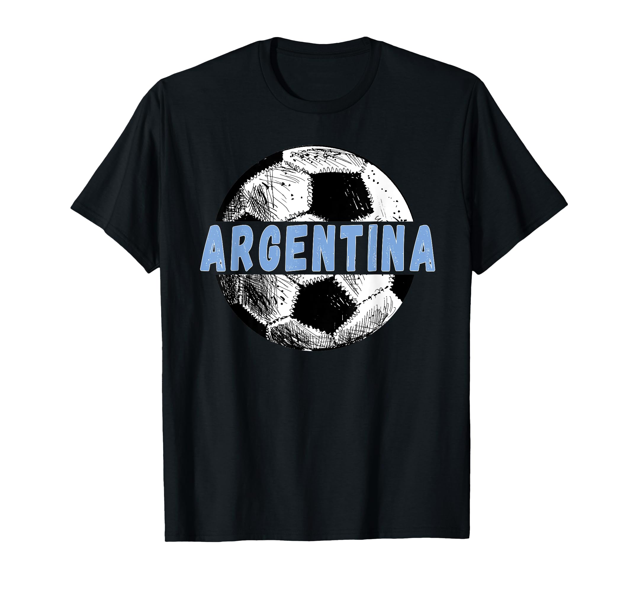 Argentina Soccer Argentinian Flag T-Shirt - Minimalist Print Men Women - T-Shirt, Sweatshirt, Hoodie