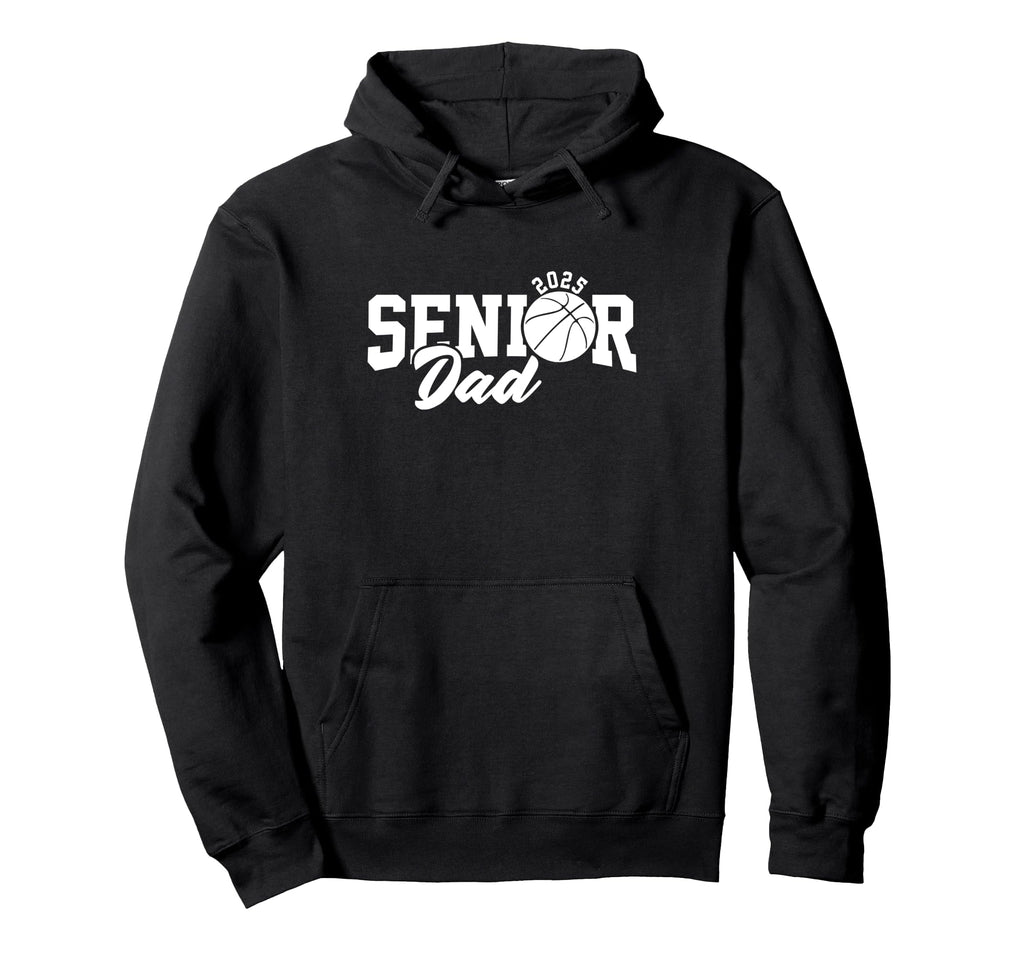 Proud Dad 2025 Senior Graduate Basketball Hoodie - Unique Graphic Men Women - T-Shirt, Sweatshirt, Hoodie