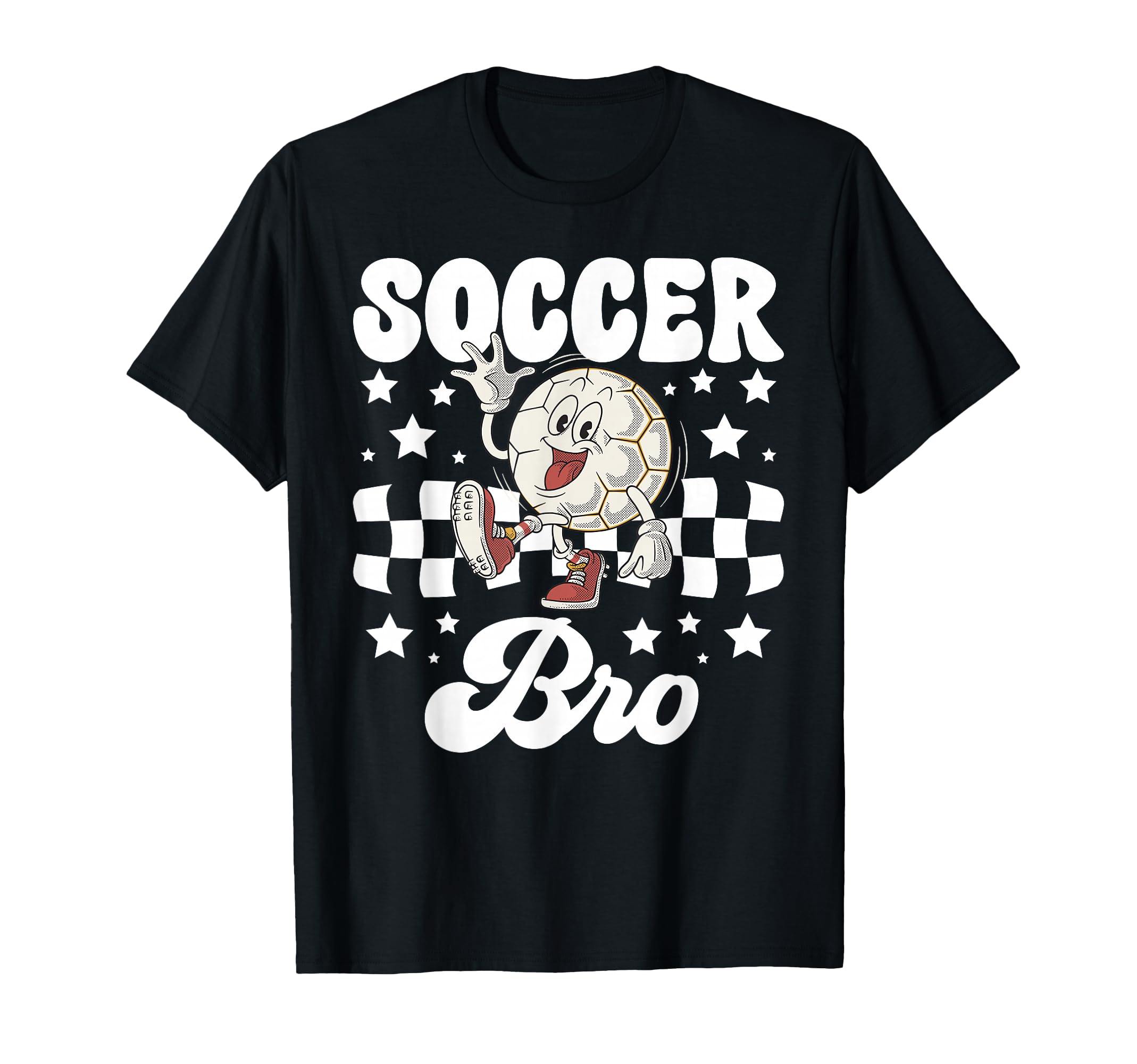 Soccer Bro Groovy Soccer Brother T-Shirt - Aesthetic Graphic for Adults - T-Shirt, Sweatshirt, Hoodie