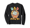 Dad Birthday Rolling Skate Groovy Bday Sweatshirt - Custom Art Print Unisex - T-Shirt, Sweatshirt, Hoodie