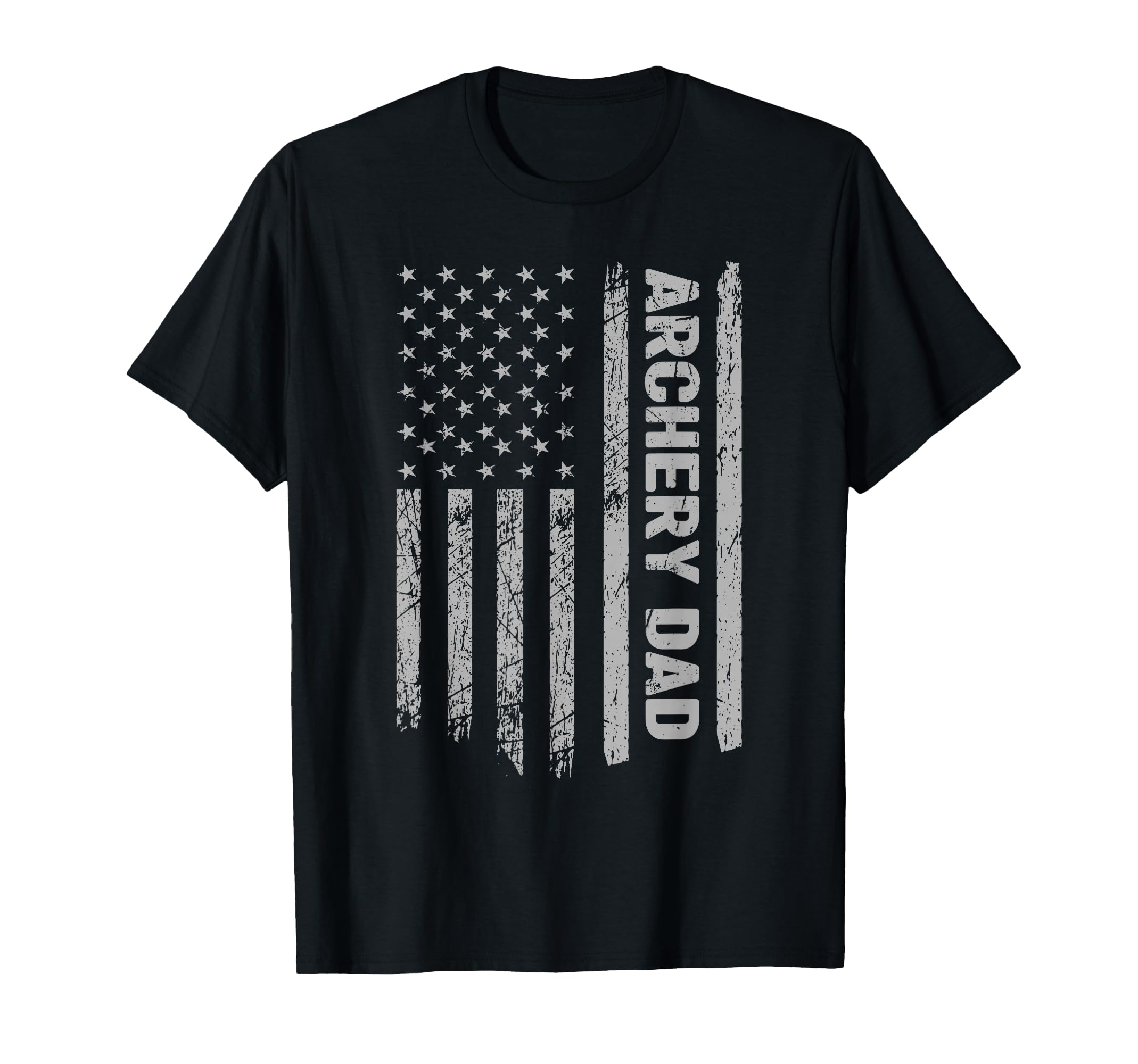 Funny Archery Dad America Us Flag T-Shirt - Custom Art Print for Adults - T-Shirt, Sweatshirt, Hoodie