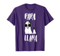 Funny Papa Llama Daddy First Fathers Day T-Shirt - Minimalist Print Unisex - T-Shirt, Sweatshirt, Hoodie