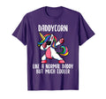 Unicorn Daddy Birthday Party T-Shirt - Casual Everyday Wear Unisex - T-Shirt, Sweatshirt, Hoodie
