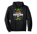 Funny Soccer Elf Family Matching Hoodie - Custom Art Print for Adults - T-Shirt, Sweatshirt, Hoodie