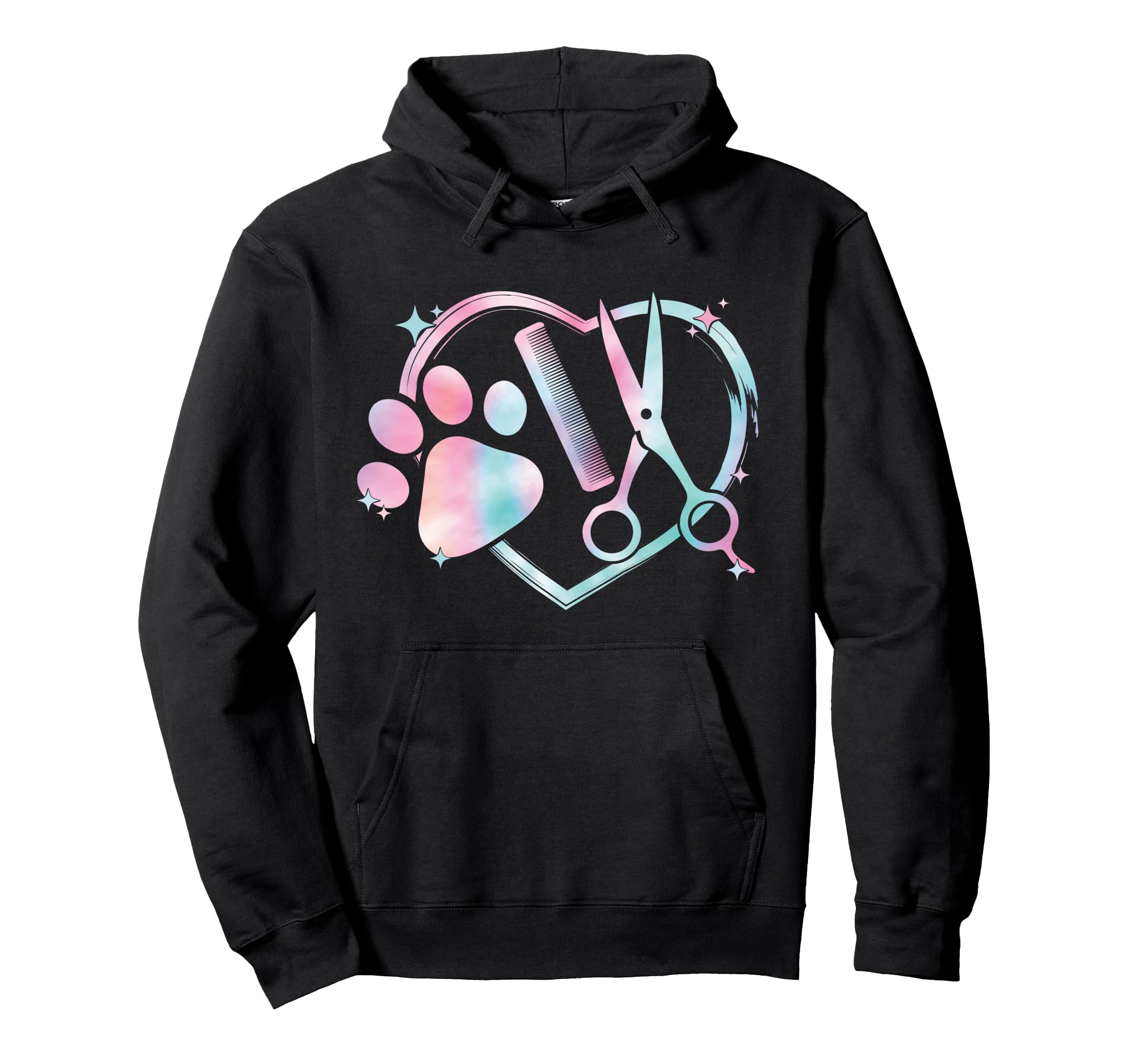 Dog Groomer Dog Grooming Hoodie - Fun Novelty Design Men Women - T-Shirt, Sweatshirt, Hoodie