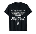 My Favorite Airman Calls Me Step Dad T-Shirt - Trendy Graphic Unisex - T-Shirt, Sweatshirt, Hoodie
