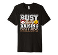Busy Raising Ballers Leopard Softball And T-Shirt - Graphic Print Unisex - T-Shirt, Sweatshirt, Hoodie