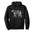 Dad Fathers Day Papa Bear Hoodie - Unique Graphic Unisex - T-Shirt, Sweatshirt, Hoodie