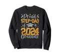 Proud Step Dad Class 2024 Graduate Sweatshirt - Trendy Graphic for Adults - T-Shirt, Sweatshirt, Hoodie