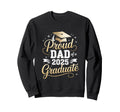 Proud Dad 2025 Graduate Honor Sweatshirt - Trendy Graphic for Adults - T-Shirt, Sweatshirt, Hoodie