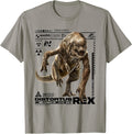 Rebirth Distortus Rex Ingen Species File - Adult & Kids T-Shirts, Sweatshirts & Hoodies apparel design preview 1