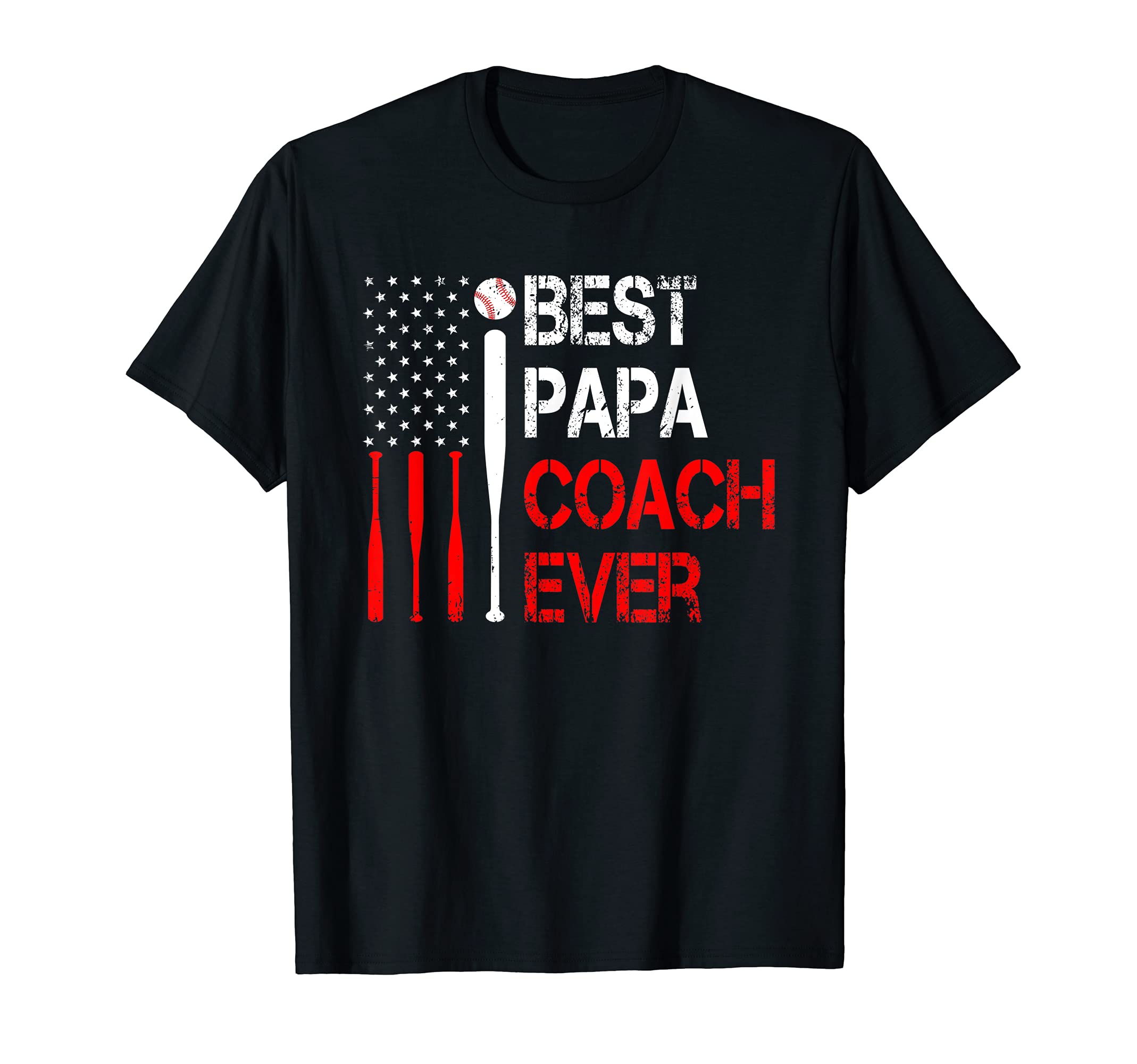Best Papa Coach Ever Sports Fan Best T-Shirt - Aesthetic Graphic Men Women - T-Shirt, Sweatshirt, Hoodie
