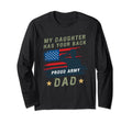 My Daughter Has Your Back Proud Army Dad T-Shirt - Graphic Print Men Women - T-Shirt, Sweatshirt, Hoodie