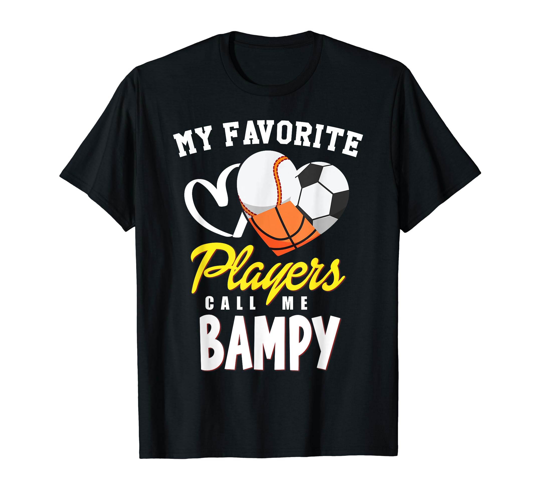 My Favorite Players Baseball Soccer T-Shirt - Trendy Graphic for Adults - T-Shirt, Sweatshirt, Hoodie