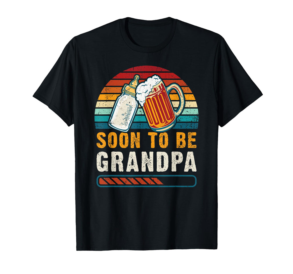 Soon To Be Grandpa Pregnancy Reveal T-Shirt - Graphic Print Unisex - T-Shirt, Sweatshirt, Hoodie