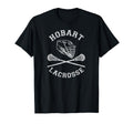 Hobart Lacrosse Distressed Lax T-Shirt - Novelty Apparel for Adults - T-Shirt, Sweatshirt, Hoodie