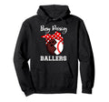 Busy Raising Ballers Funny Bowling Hoodie - Novelty Apparel for Adults - T-Shirt, Sweatshirt, Hoodie