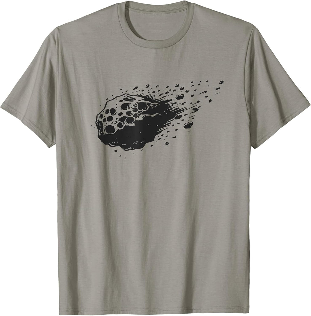 Minimalist Asteroid Space Comet Meteorite - Adult & Kids T-Shirts, Sweatshirts & Hoodies apparel design preview 1