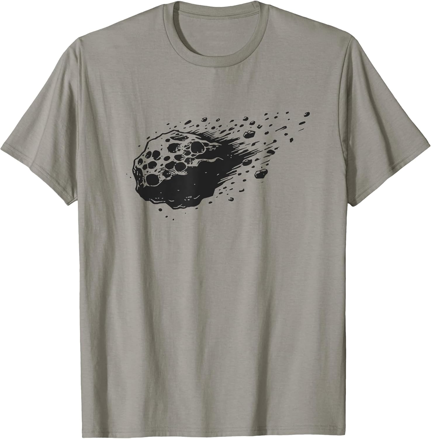 Minimalist Asteroid Space Comet Meteorite - Adult & Kids T-Shirts, Sweatshirts & Hoodies apparel design preview 1