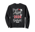 Proud Aunt Class 2026 Graduate Sweatshirt - Trendy Graphic for Adults - T-Shirt, Sweatshirt, Hoodie