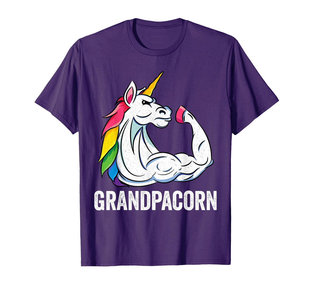 Unicorn Grandpa Birthday Party T-Shirt - Graphic Print for Adults - T-Shirt, Sweatshirt, Hoodie