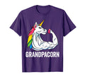 Unicorn Grandpa Birthday Party T-Shirt - Graphic Print for Adults - T-Shirt, Sweatshirt, Hoodie