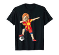 Dabbing Soccer Macedonia Jersey T-Shirt - Trendy Graphic for Adults - T-Shirt, Sweatshirt, Hoodie