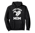 Loud Proud Mom Soccer Volleyball Heart Hoodie - Custom Art Print Men Women - T-Shirt, Sweatshirt, Hoodie