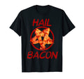 Funny Sarcastic Hail Bacon Satanist T-Shirt - Minimalist Print for Adults - T-Shirt, Sweatshirt, Hoodie