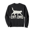 Cat Dad Fathers Day Grandpa Cats Sweatshirt - Fun Novelty Design Men Women - T-Shirt, Sweatshirt, Hoodie