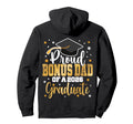 Proud Bonus Dad Class 2026 Graduate Hoodie - Unique Graphic for Adults - T-Shirt, Sweatshirt, Hoodie