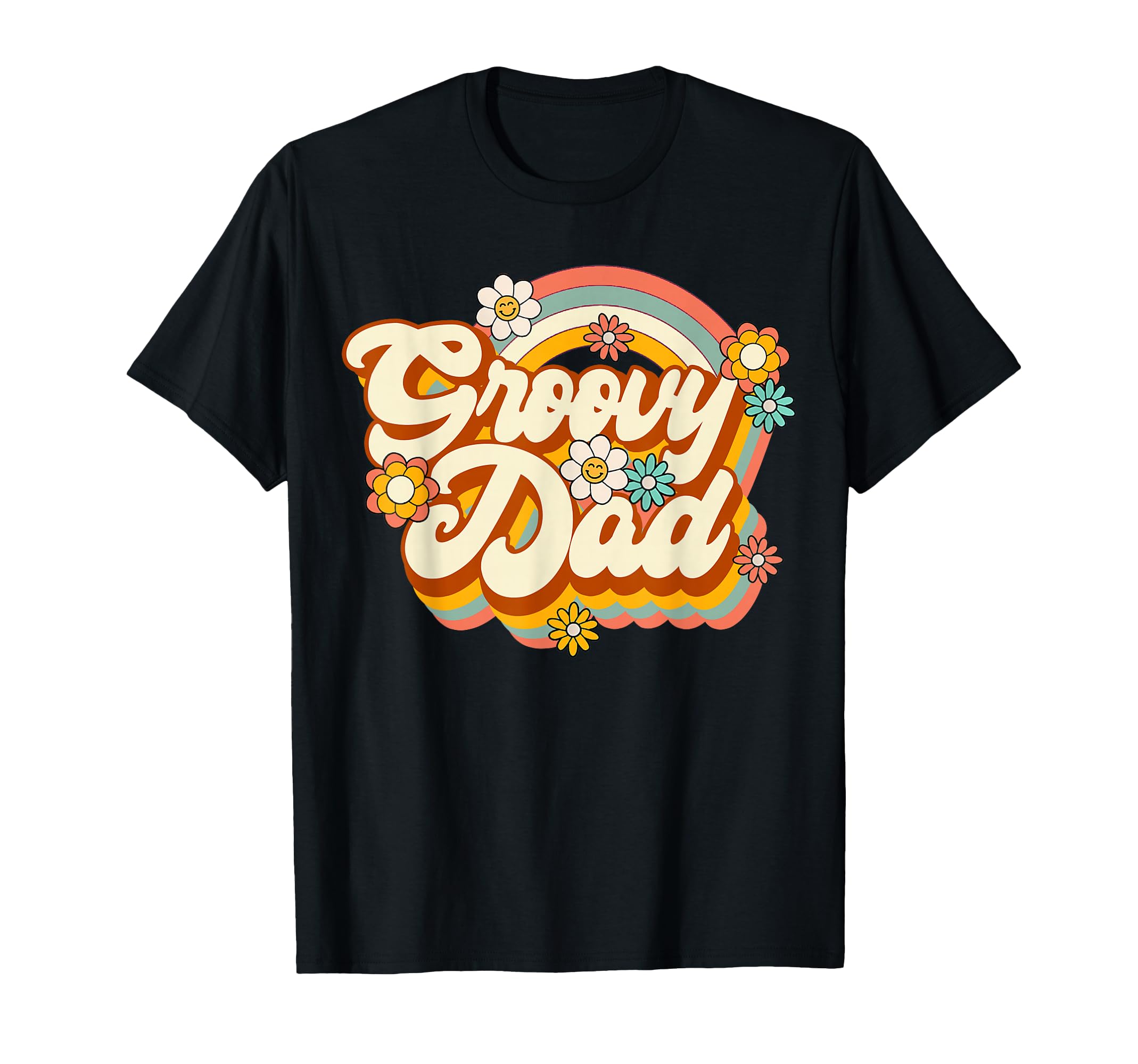 Groovy Dad Family Birthday 60S 70S T-Shirt - Aesthetic Graphic Unisex - T-Shirt, Sweatshirt, Hoodie