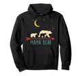 Mama Bear 2 Cubs Hoodie - Trendy Graphic Unisex - T-Shirt, Sweatshirt, Hoodie