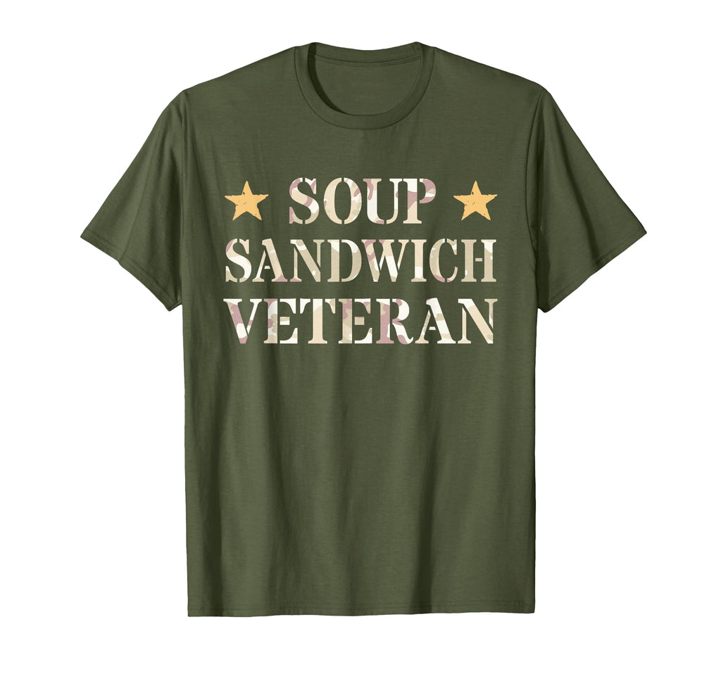 Funny Soup Sandwich Veteran Proud T-Shirt - Streetwear Style Unisex - T-Shirt, Sweatshirt, Hoodie