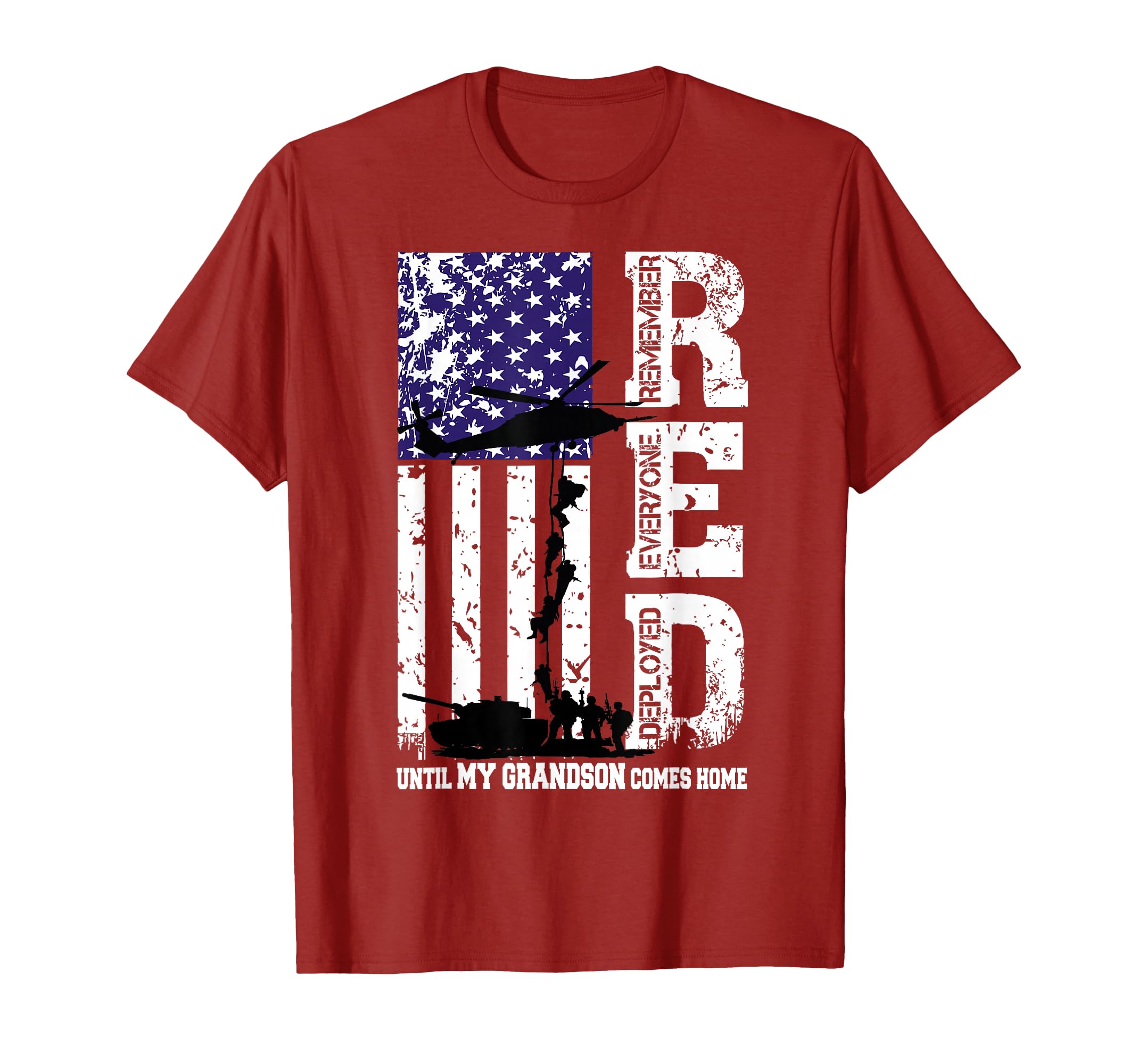Red Friday Until My Grandson Comes T-Shirt - Unique Graphic for Adults - T-Shirt, Sweatshirt, Hoodie