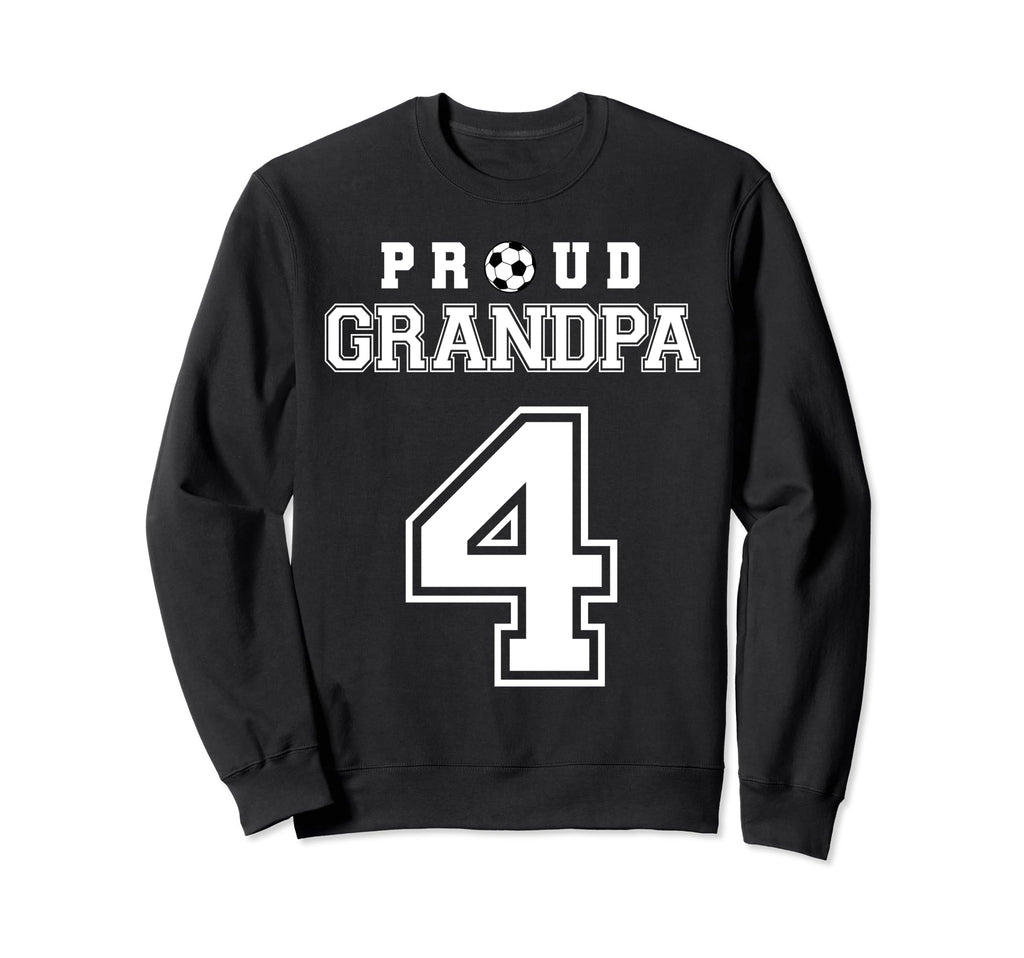 Number 4 Custom Proud Soccer Sweatshirt - Aesthetic Graphic for Adults - T-Shirt, Sweatshirt, Hoodie