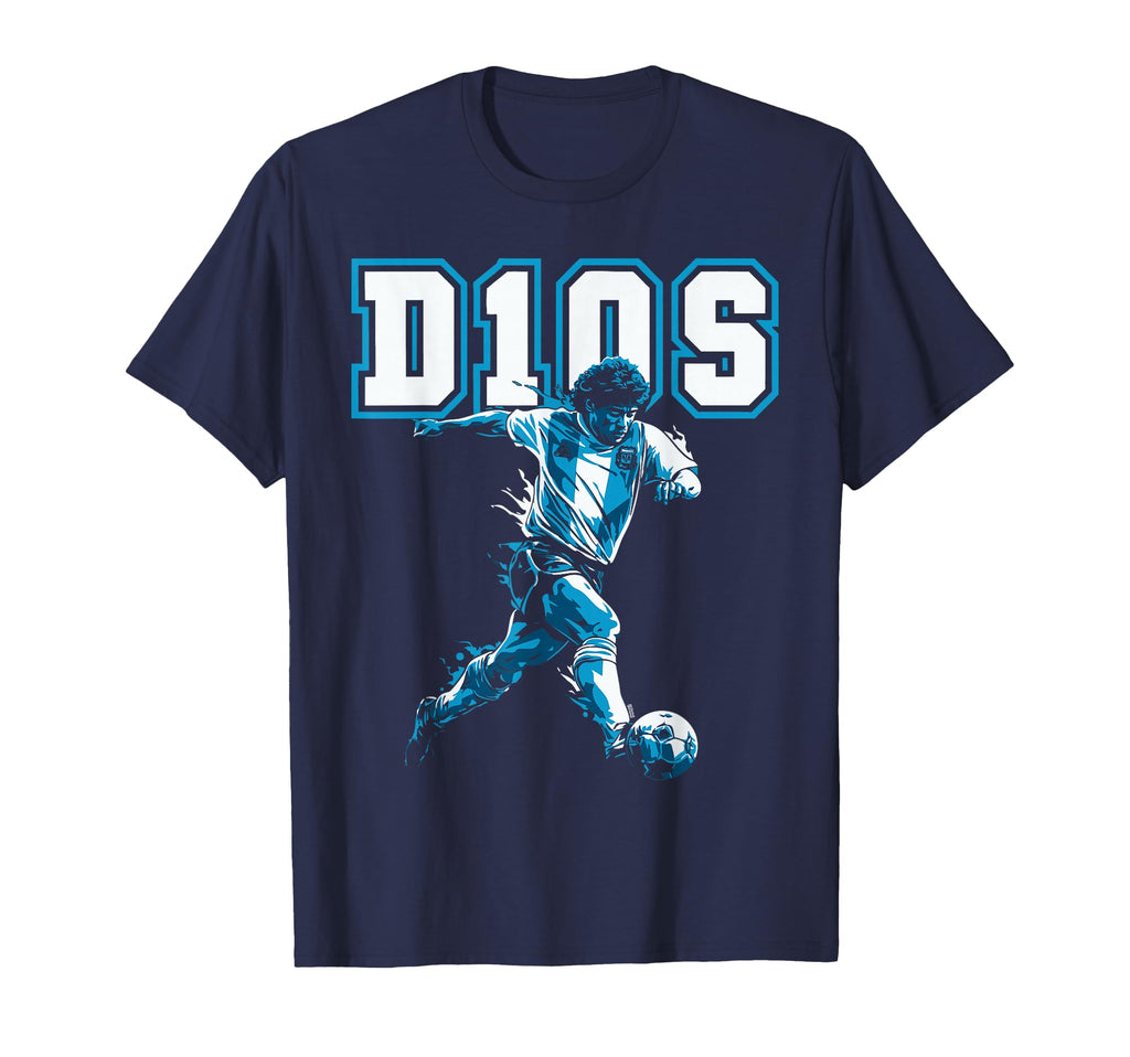 D10S Diego Maradona 10 Dios Soccer T-Shirt - Aesthetic Graphic for Adults - T-Shirt, Sweatshirt, Hoodie