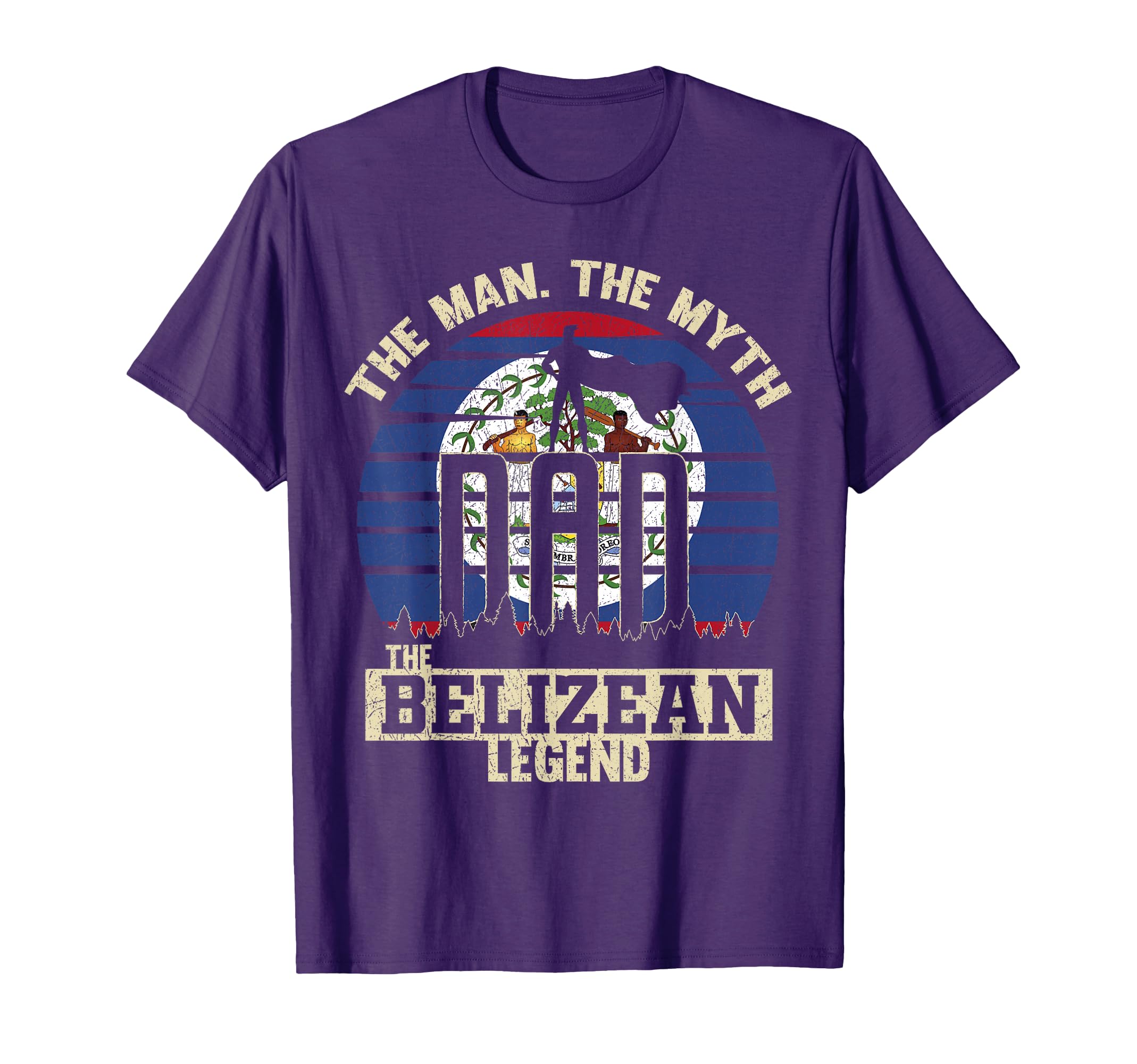 Myth Belizean Legend Dad T-Shirt - Casual Everyday Wear for Adults - T-Shirt, Sweatshirt, Hoodie