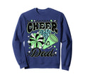 Groovy Cheer Dad Tees Cheerleader Sweatshirt - Fun Novelty Design Men Women - T-Shirt, Sweatshirt, Hoodie