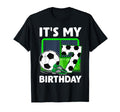 Its My 7Th Soccer Party 7 Year Old T-Shirt - Minimalist Print Men Women - T-Shirt, Sweatshirt, Hoodie