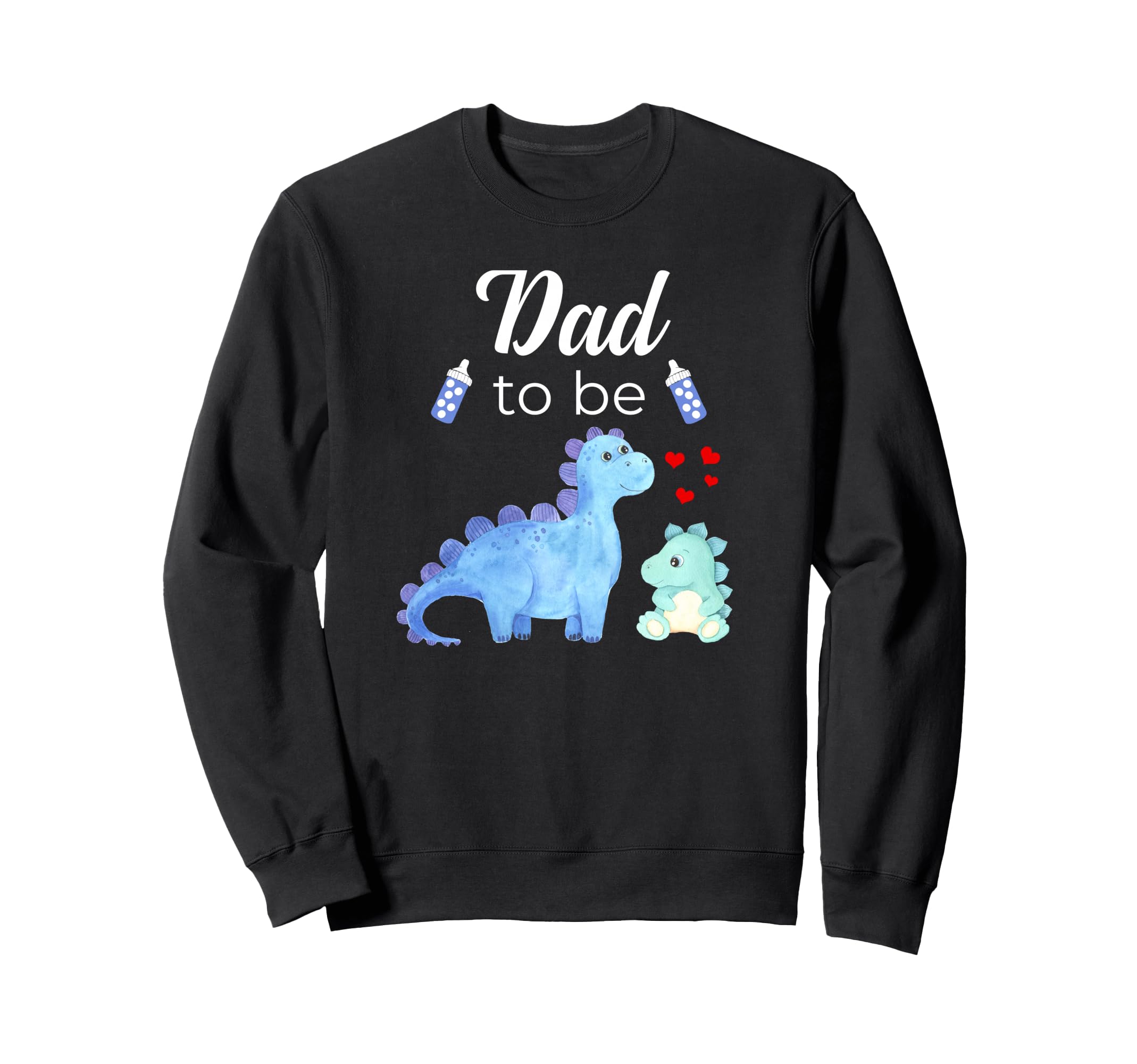 Dad To Be Dinosaur Shower Sweatshirt - Graphic Print Unisex - T-Shirt, Sweatshirt, Hoodie