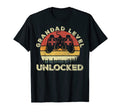 Grandad Level Unlocked Video Gaming T-Shirt - Minimalist Print Men Women - T-Shirt, Sweatshirt, Hoodie