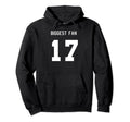 Number 17 Biggest Fan Sport Hoodie - Casual Everyday Wear for Adults - T-Shirt, Sweatshirt, Hoodie
