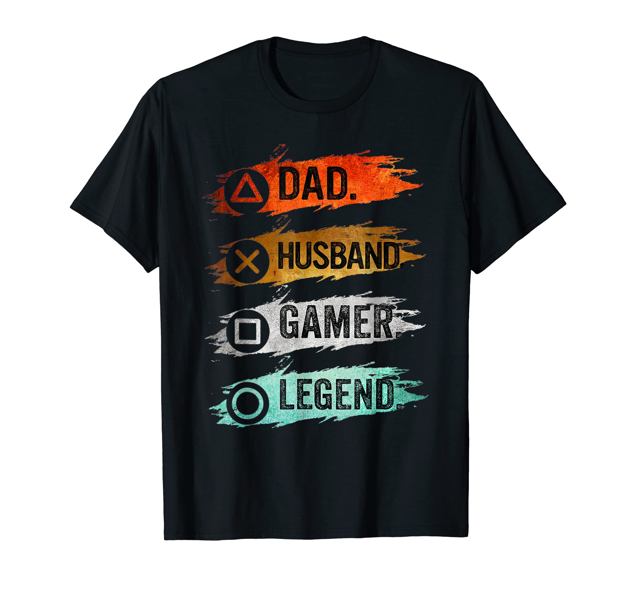 Dad Husband Gamer Legend Gaming Gifts T-Shirt - Graphic Print for Adults - T-Shirt, Sweatshirt, Hoodie
