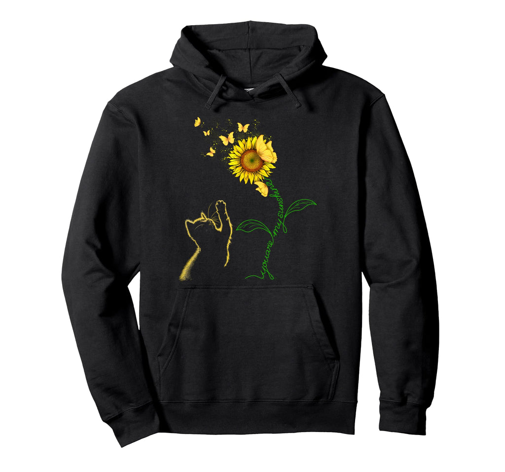 Cat You Are My Sunshine Cats Gifts Hoodie - Custom Art Print Unisex - T-Shirt, Sweatshirt, Hoodie