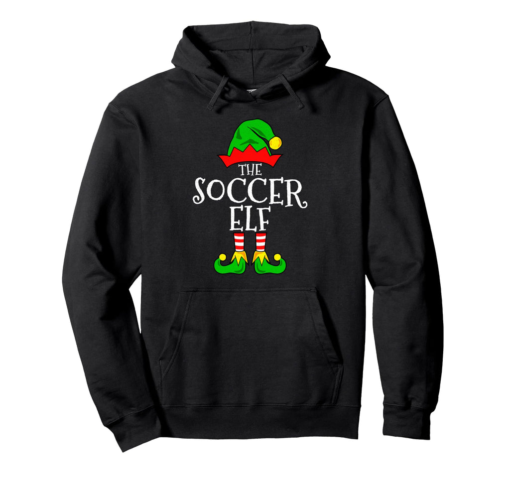 Soccer Elf Funny Family Matching Hoodie - Novelty Apparel Men Women - T-Shirt, Sweatshirt, Hoodie