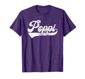 Mens Poppi Fathers Day Papa Grandpa T-Shirt - Custom Art Print Unisex - T-Shirt, Sweatshirt, Hoodie