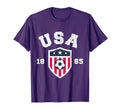 Usa Soccer 1885 American Flag T-Shirt - Casual Everyday Wear Unisex - T-Shirt, Sweatshirt, Hoodie